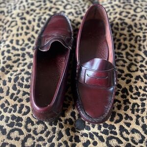 Dexter Leather Penny Loafers Women’s SZ 8 Oxblood VTG USA